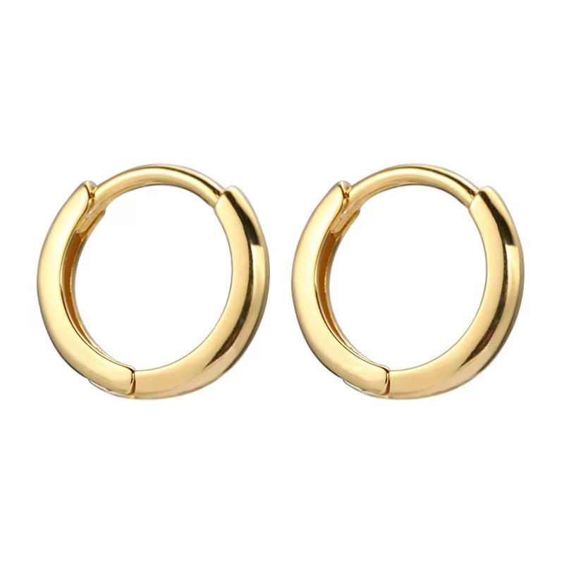 2 boucles d'oreilles minimales en acier inoxydable, petites boucles d'oreilles en cristal de zirconium pour le cartilage, bijoux de piercing pour l'hélix et le tragus